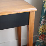 Console black and wood