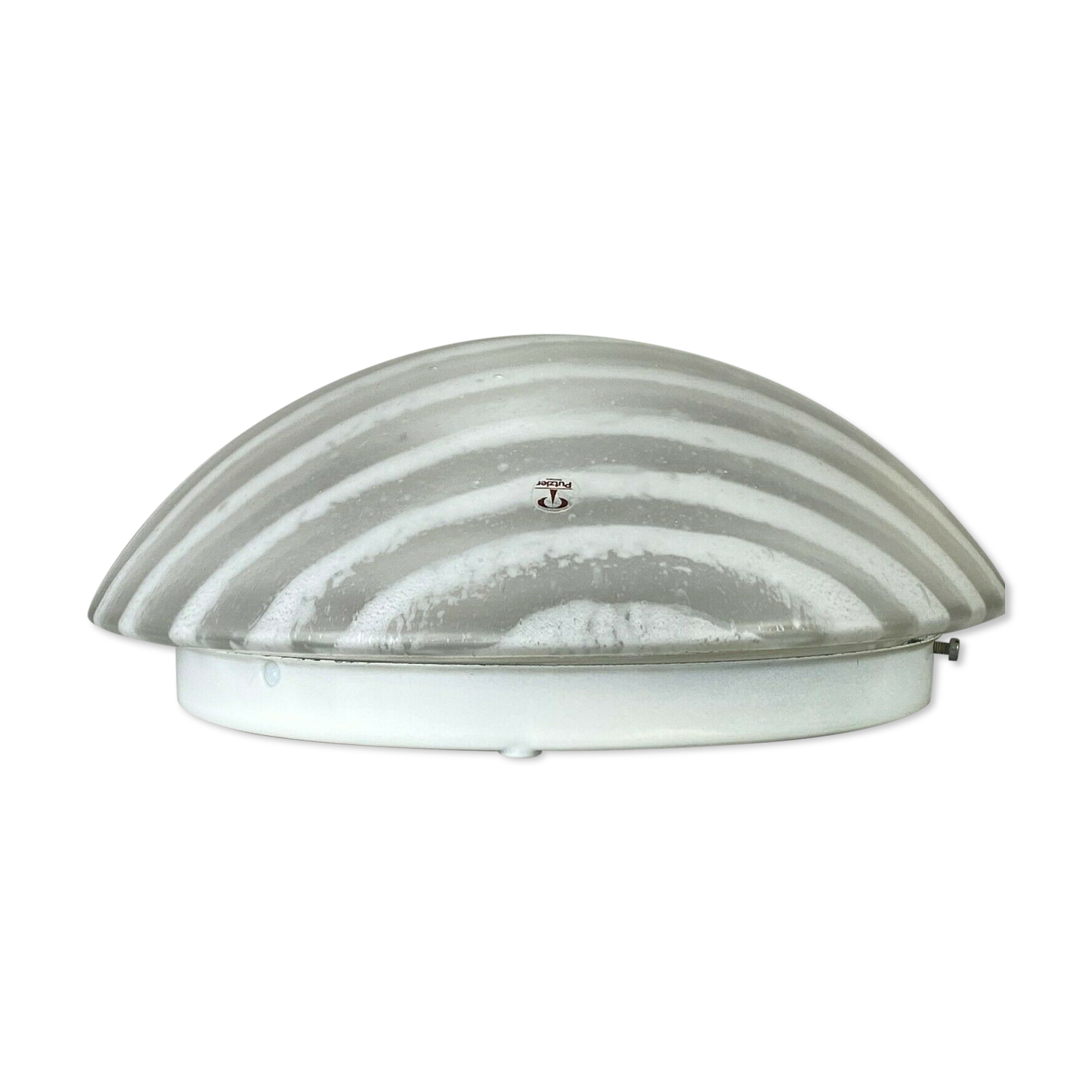 Plafoniere ceiling lamp glass space design lamp 70s