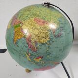Globe world map George Philip London 1962 Taride design 60's