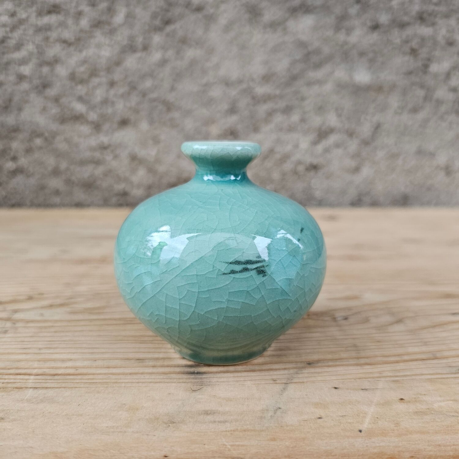 Celadon ceramic vase from Japan