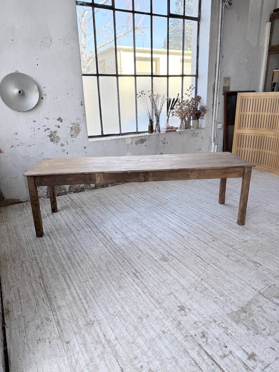 Farm table in pine 1950 250cm