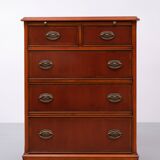 Heldense Exclusive English furniture Cherry wood cabinets 1970s