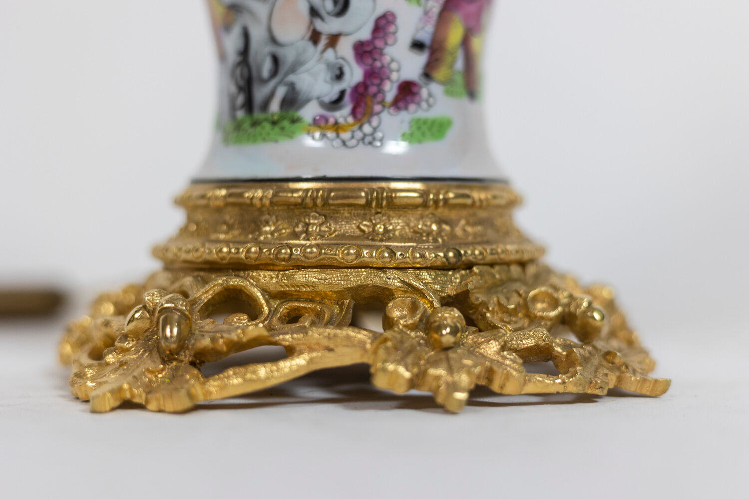 Maison Samson Pair of Canton porcelain lamps, circa 1880