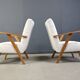 Pair of mid century dutch armchairs, 1960s