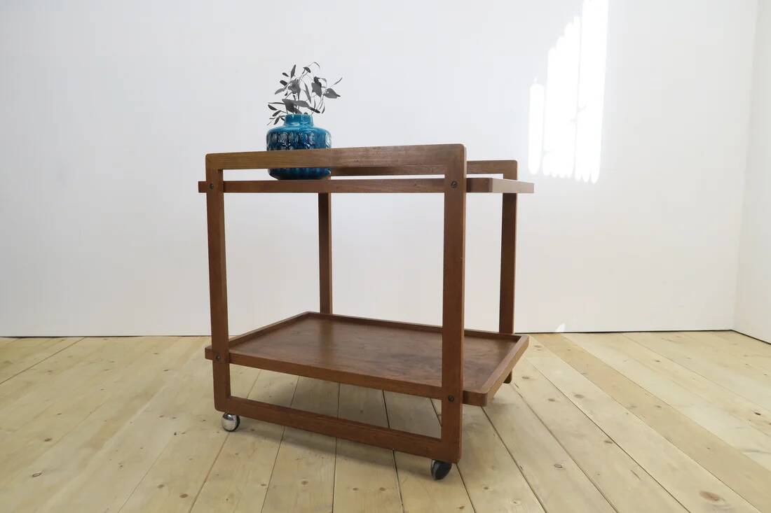 Rosewood bar cart, 1960s