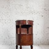 Chevet Demi Lune ancien style Louis XVI, meuble d'appoint