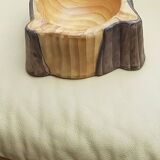 Vide poche vintage en faux bois