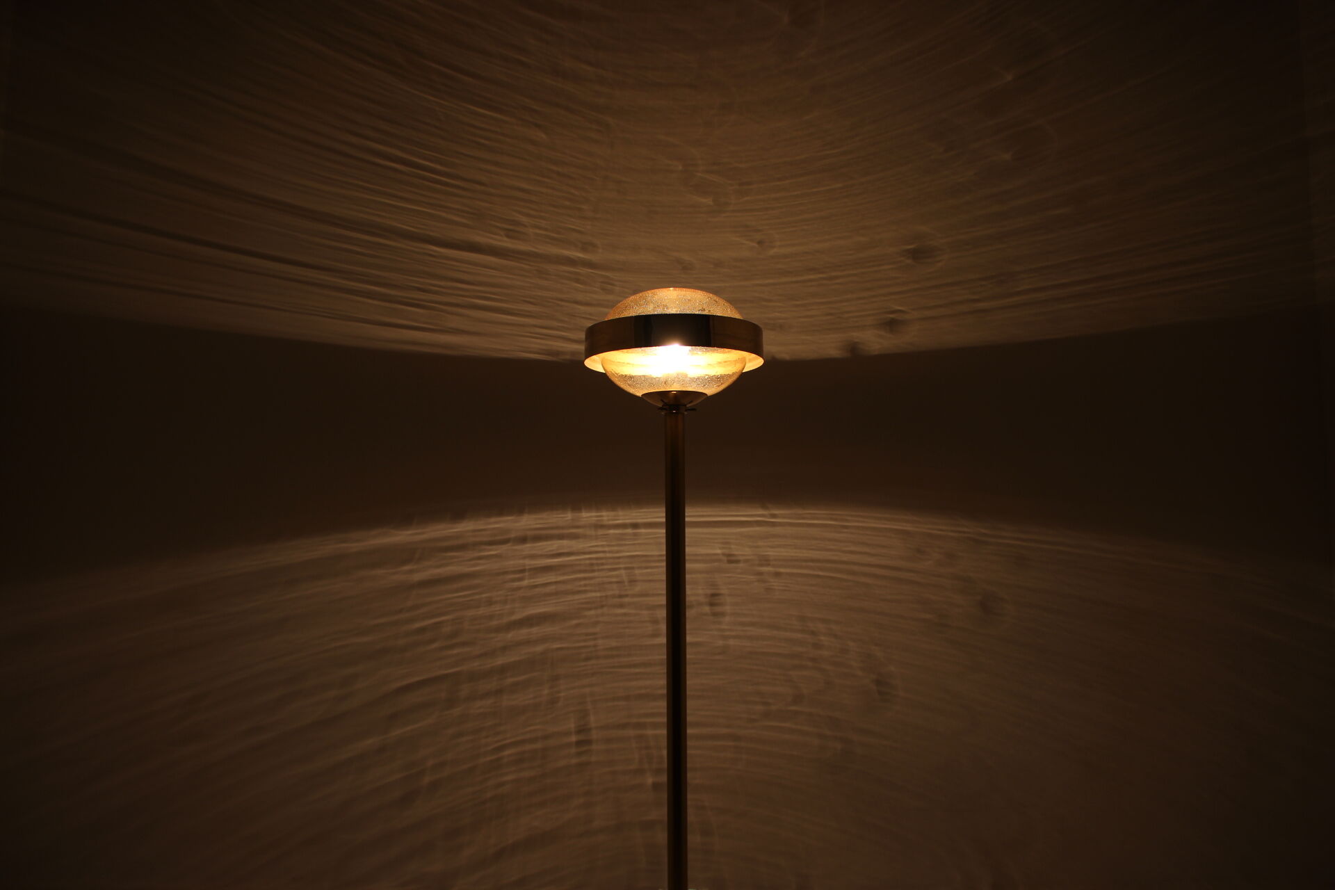 Space Age floor lamp Kamenický Šenov, 1970s