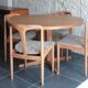 Dining room set Mobelfabrik table and chairs "Juliane" by Johannes Andersen, 1960s
