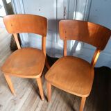 Set of 2 Thonet bistro chairs