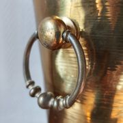 Vintage brass umbrella stand