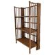 Folding bamboo shelf, 1960, Italy