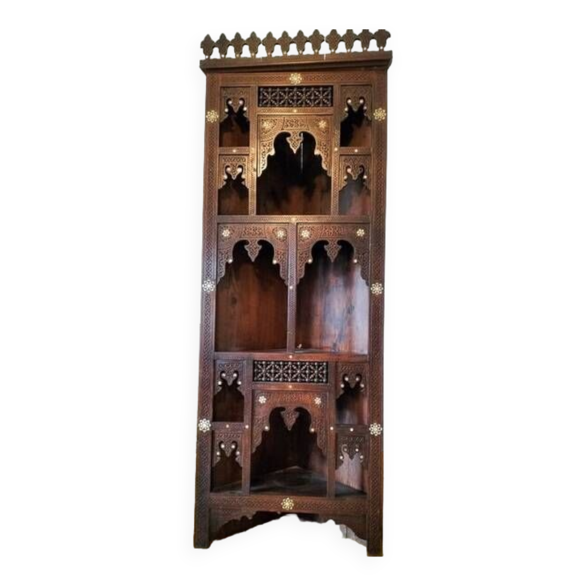 Syrian corner cabinet