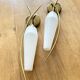 Paire d'appliques tulipe vintage