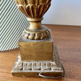 Gilded wooden lamp