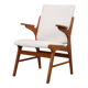 Fauteuil en hêtre, design scandinave, années 1960