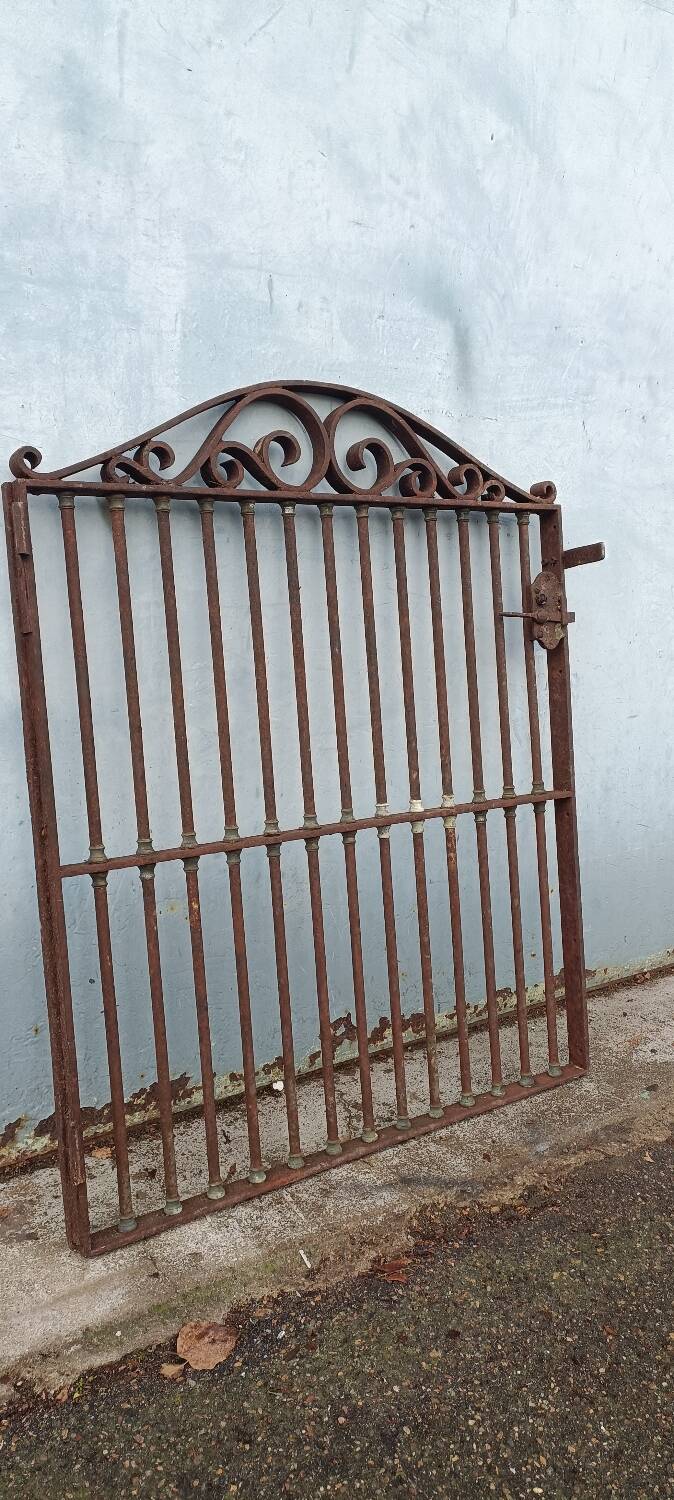 Wrought iron door grille