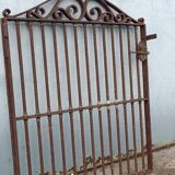 Grille porte fer forgé