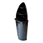 Encoignure anglaise en bois noirci, XIXème s.