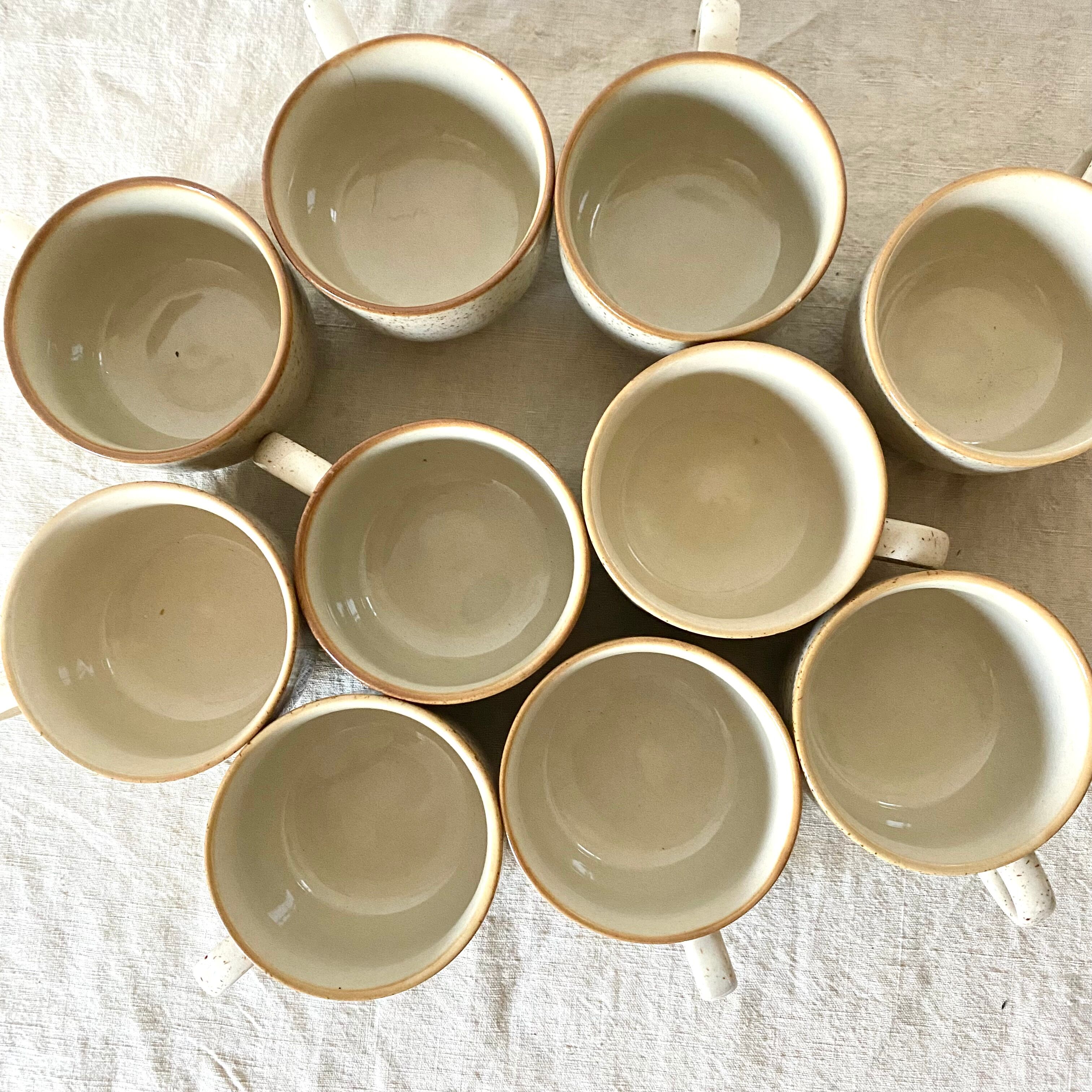 Porcelain stoneware cups