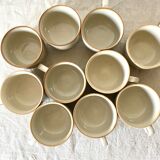Porcelain stoneware cups
