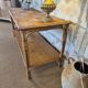 Console en rotin vintage