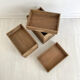 Lot of 9 stackable vintage wooden crates