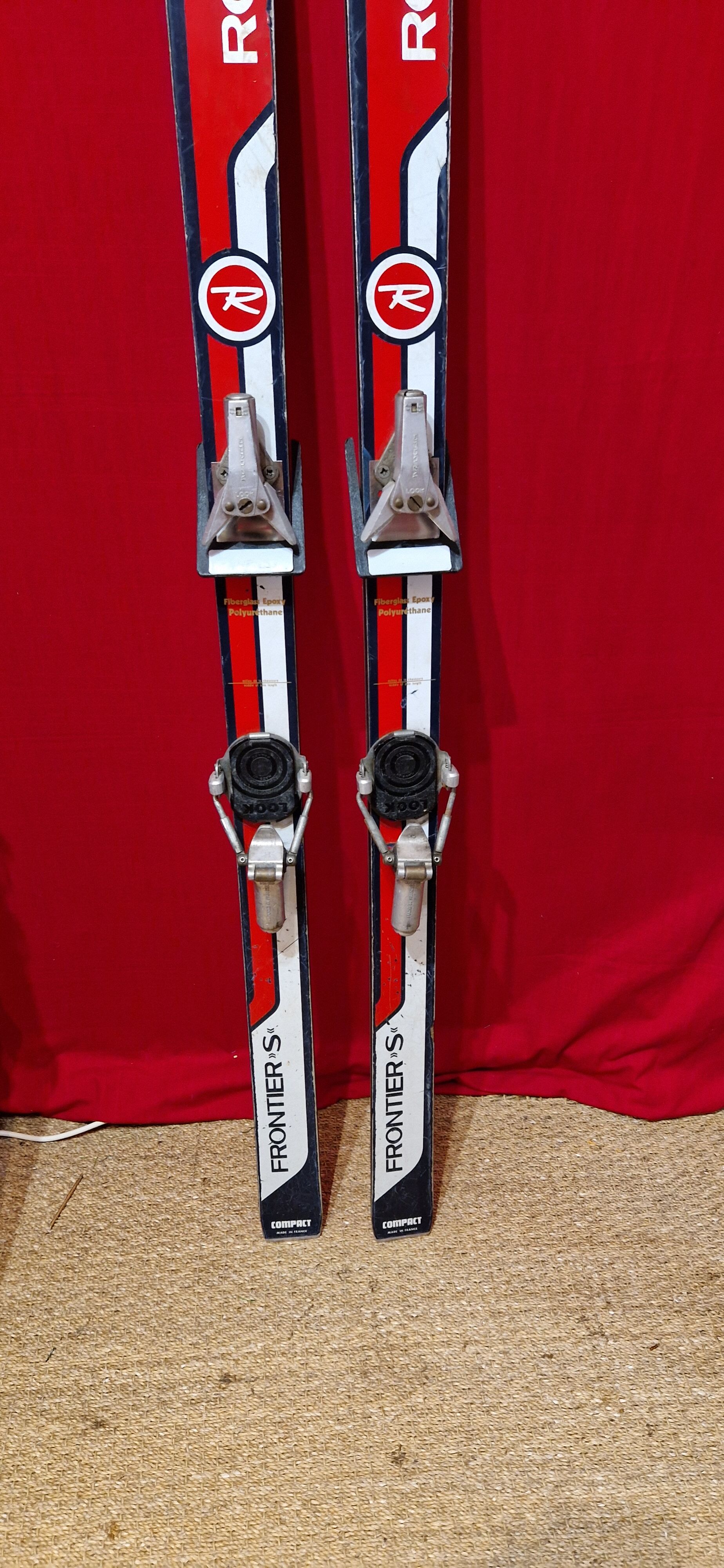 Paire de skis vintage