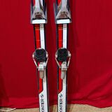 Pair of vintage skis