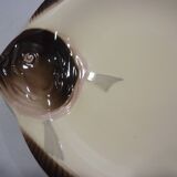 5 hand-decorated Longwy fish plates