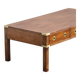 Table basse campagne militaire, marine, vintage