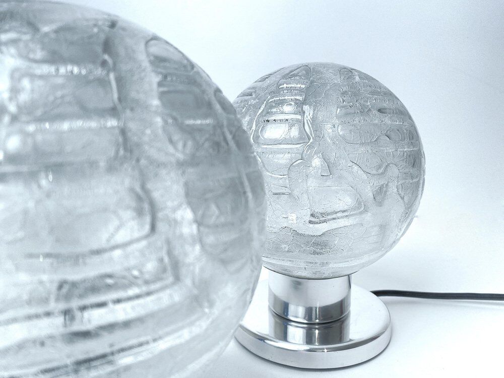 Pair Vintage Space Age Table Lamps from Doria
