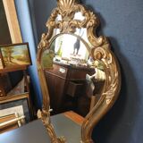 Console with mirror