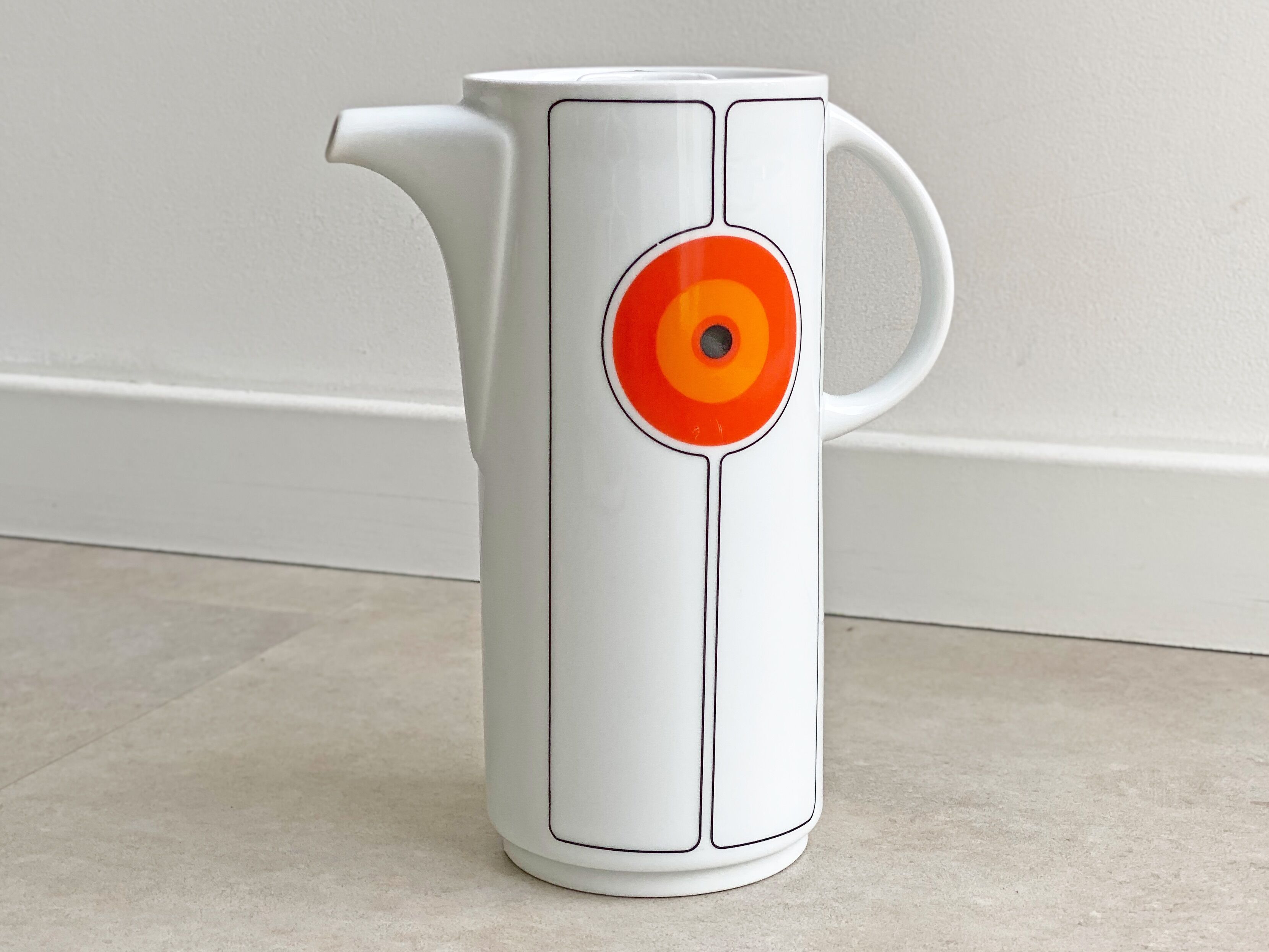 Cafetière thomas allemagne rosenthal eclipse, design space age op art
