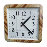Old factory clock brown wall clock