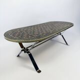 Vintage mid-century mosaic coffee table