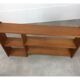 Suite of asymmetrical Scandinavian wall shelves 60s