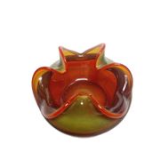 Container by Czesław Zuber for Sudety Glassworks, Poland, 1960s