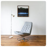 Jan Des Bouvrie's swivel lounge chair for Gelderland, Holland, circa 1970