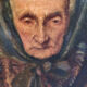 Portrait old provencal woman - late 18th