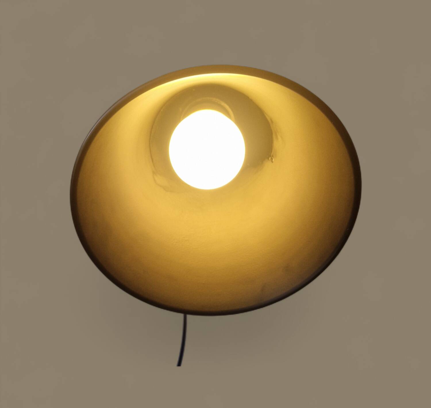 Industrial design wall light - Aluminium and brass