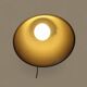 Industrial design wall light - Aluminium and brass