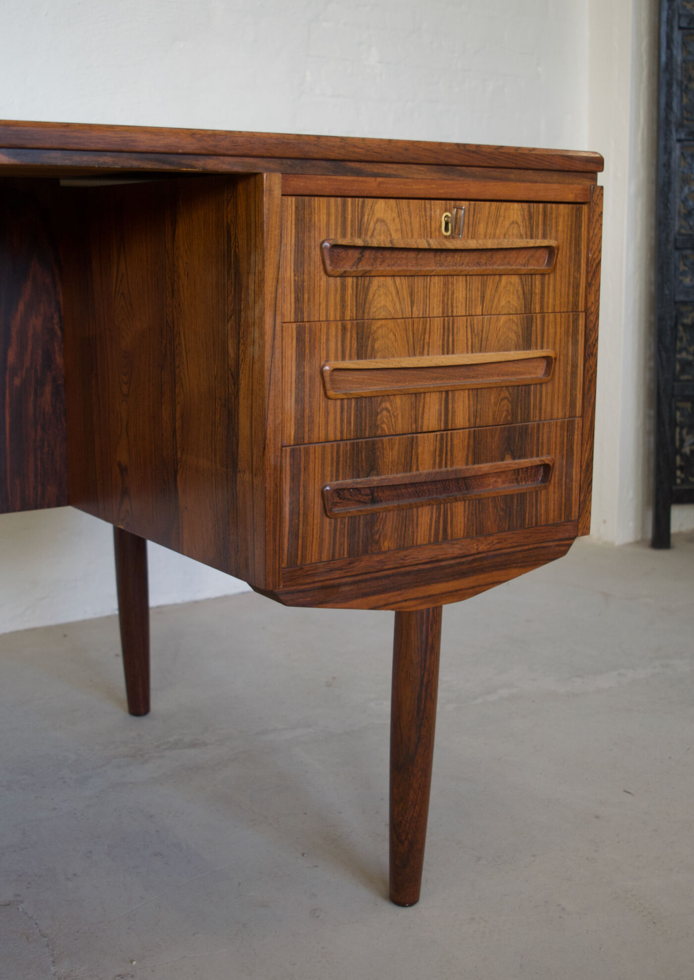 Rosewood Desk by J. Svenstrup For A.P. Nielsen