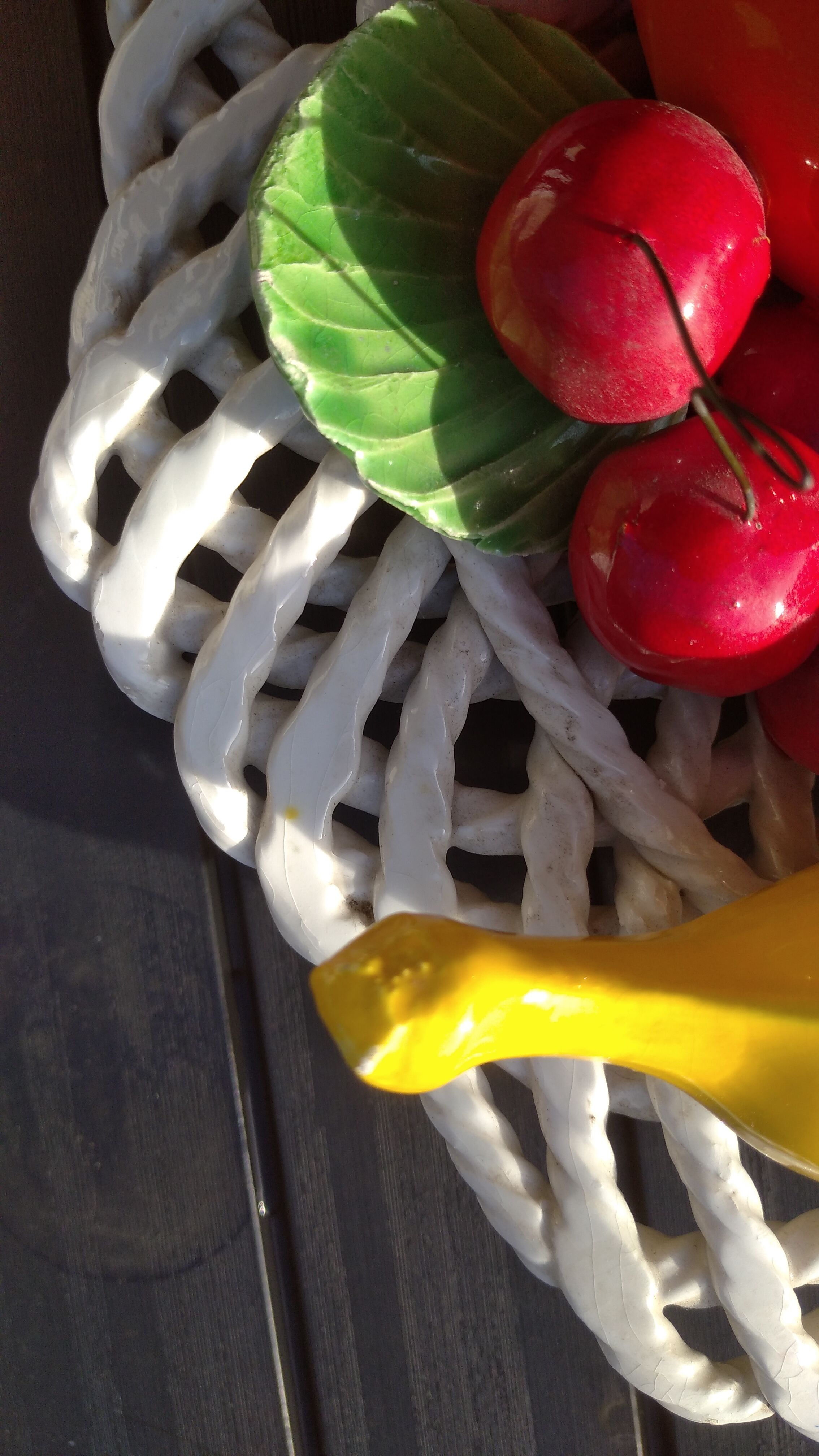 Ceramic Bassano Fruit Basket