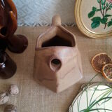 Hexagonal pitcher in morvan flamed sandstone - vintage