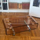 Coffee table / bar in Plexiglas by Michel Dumas