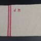 An ancient cloth in JM monogrammed cotton - Paper towel - 1930