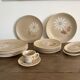 Vintage Autumn tableware from Saint-Amand – 16 pieces