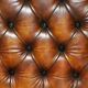 Fauteuil Club Chesterfield en Cuir Teint à la Main