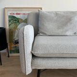 Light grey modular canapé Hübsch